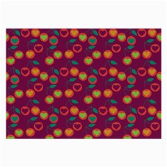 Heart Cherries Magenta Large Glasses Cloth