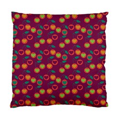 Heart Cherries Magenta Standard Cushion Case (One Side)