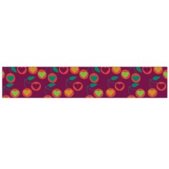 Heart Cherries Magenta Large Flano Scarf 