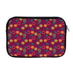 Heart Cherries Magenta Apple MacBook Pro 17  Zipper Case