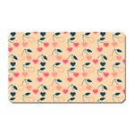 Heart Cherries Cream Magnet (Rectangular) Front