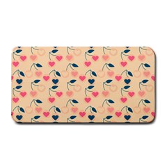 Heart Cherries Cream Medium Bar Mats by snowwhitegirl