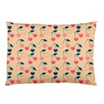 Heart Cherries Cream Pillow Case (Two Sides) Front