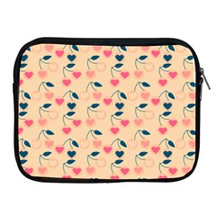 Heart Cherries Cream Apple Ipad 2/3/4 Zipper Cases by snowwhitegirl