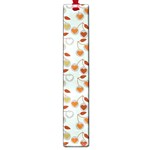 Heart Cherries Grey Large Book Marks Front