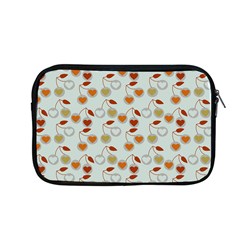 Heart Cherries Grey Apple Macbook Pro 13  Zipper Case by snowwhitegirl