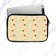 Beige Heart Cherries Apple Ipad Mini Zipper Cases by snowwhitegirl