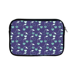 Heart Cherries Blue Apple Ipad Mini Zipper Cases by snowwhitegirl