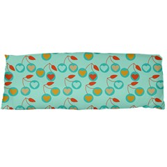 Light Teal Heart Cherries Body Pillow Case Dakimakura (two Sides) by snowwhitegirl