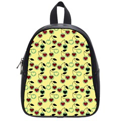 Yellow Heart Cherries School Bag (Small)