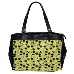 Yellow Heart Cherries Office Handbags