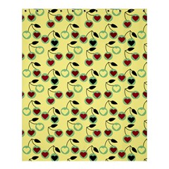 Yellow Heart Cherries Shower Curtain 60  X 72  (medium)  by snowwhitegirl