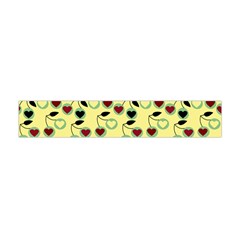 Yellow Heart Cherries Flano Scarf (Mini)