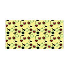 Yellow Heart Cherries Yoga Headband