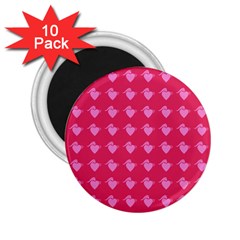 Punk Heart Pink 2 25  Magnets (10 Pack)  by snowwhitegirl