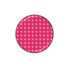 Punk Heart Pink Hat Clip Ball Marker (4 Pack) by snowwhitegirl