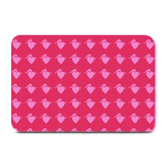 Punk Heart Pink Plate Mats by snowwhitegirl