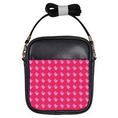 Punk Heart Pink Girls Sling Bags by snowwhitegirl