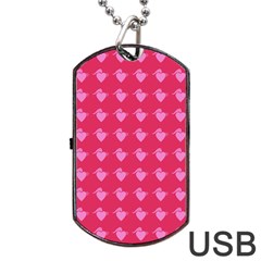 Punk Heart Pink Dog Tag Usb Flash (one Side) by snowwhitegirl