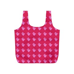 Punk Heart Pink Full Print Recycle Bags (s)  by snowwhitegirl