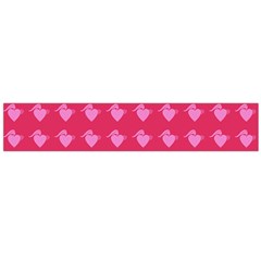 Punk Heart Pink Large Flano Scarf  by snowwhitegirl