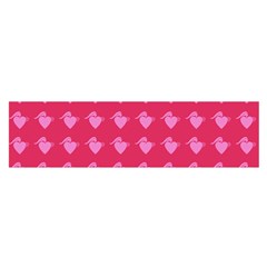 Punk Heart Pink Satin Scarf (oblong) by snowwhitegirl