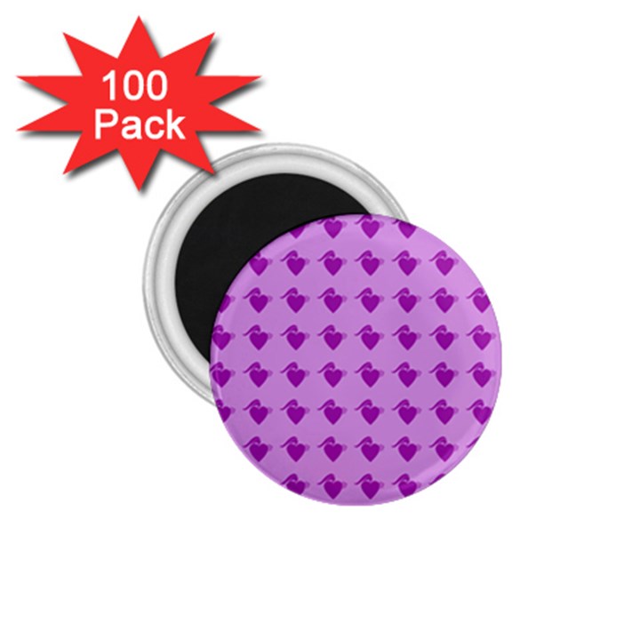 Punk Heart Violet 1.75  Magnets (100 pack) 