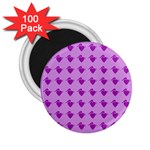 Punk Heart Violet 2.25  Magnets (100 pack)  Front