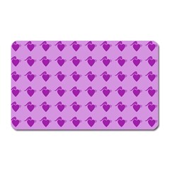 Punk Heart Violet Magnet (rectangular) by snowwhitegirl