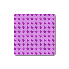 Punk Heart Violet Square Magnet by snowwhitegirl