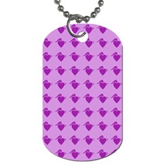 Punk Heart Violet Dog Tag (two Sides) by snowwhitegirl