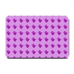 Punk Heart Violet Small Doormat  by snowwhitegirl