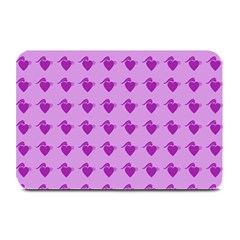 Punk Heart Violet Plate Mats by snowwhitegirl