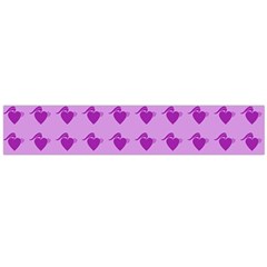 Punk Heart Violet Large Flano Scarf 