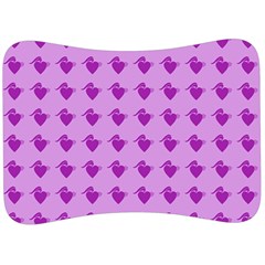 Punk Heart Violet Velour Seat Head Rest Cushion