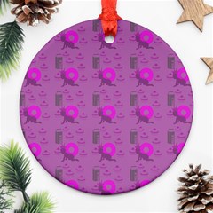 Punk Baby Violet Ornament (round) by snowwhitegirl