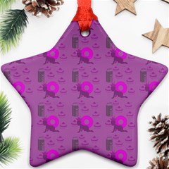 Punk Baby Violet Star Ornament (two Sides) by snowwhitegirl