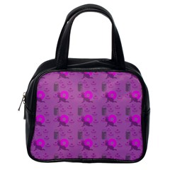 Punk Baby Violet Classic Handbags (one Side) by snowwhitegirl