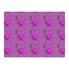 Punk Baby Violet Double Sided Flano Blanket (mini)  by snowwhitegirl