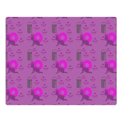 Punk Baby Violet Double Sided Flano Blanket (large)  by snowwhitegirl