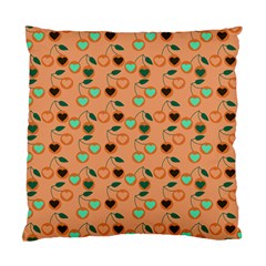 Peach Cherries Standard Cushion Case (One Side)