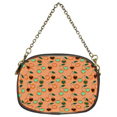 Peach Cherries Chain Purses (Two Sides) 