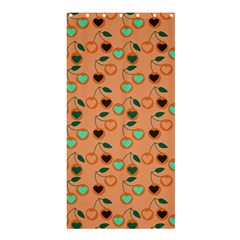 Peach Cherries Shower Curtain 36  x 72  (Stall) 