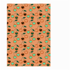 Peach Cherries Small Garden Flag (Two Sides)