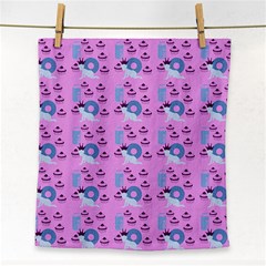 Punk Baby Pink Face Towel by snowwhitegirl