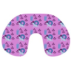 Punk Baby Pink Travel Neck Pillows by snowwhitegirl