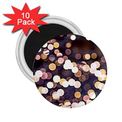 Bright Light Pattern 2 25  Magnets (10 Pack)  by FunnyCow