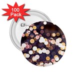 Bright Light Pattern 2.25  Buttons (100 pack)  Front