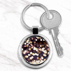 Bright Light Pattern Key Chains (round)  by FunnyCow