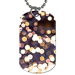 Bright Light Pattern Dog Tag (two Sides) by FunnyCow